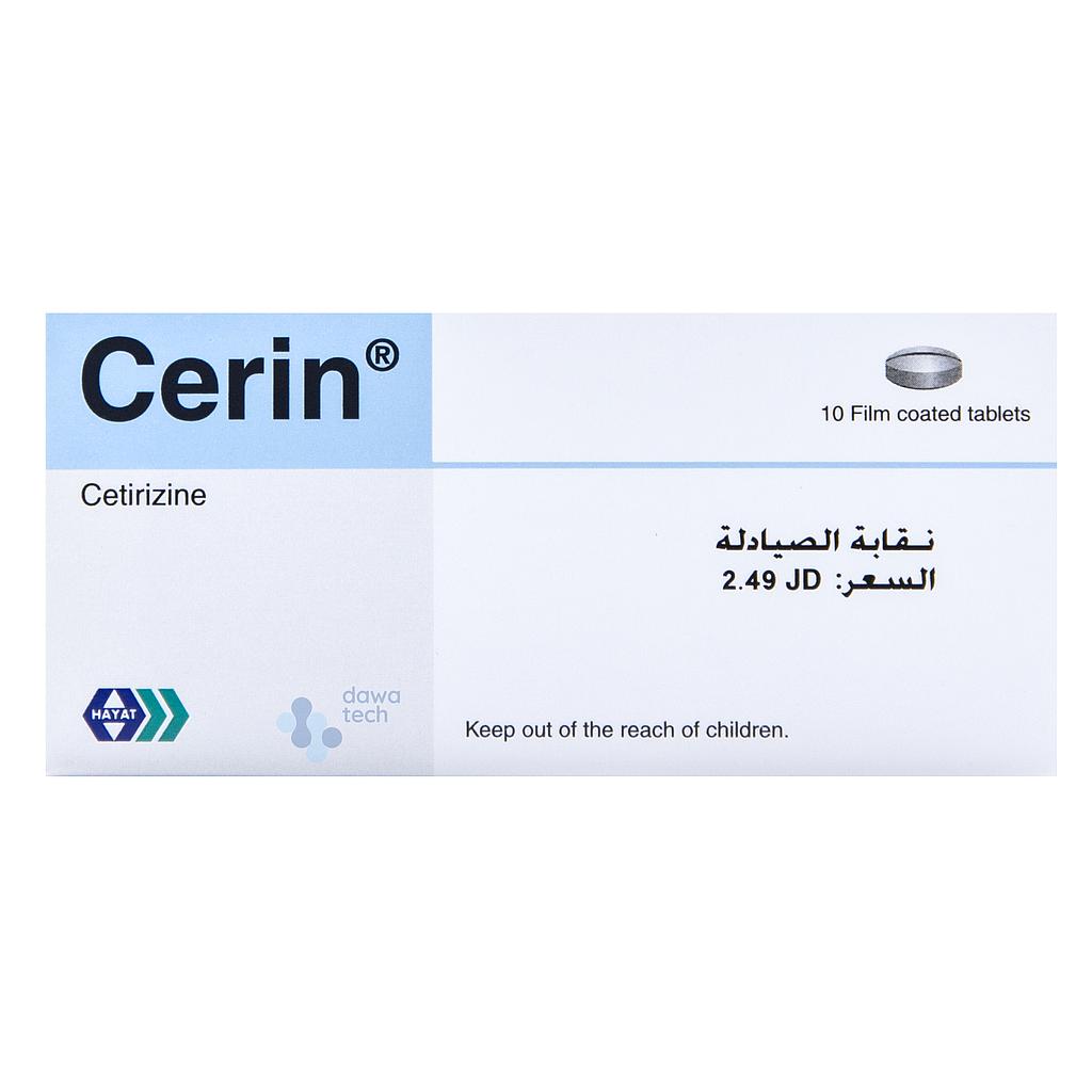 Cerin 10mg Tabs10'S