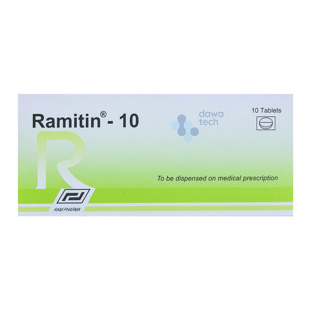 Ramitin-10mg Tab 10'S (Pack)