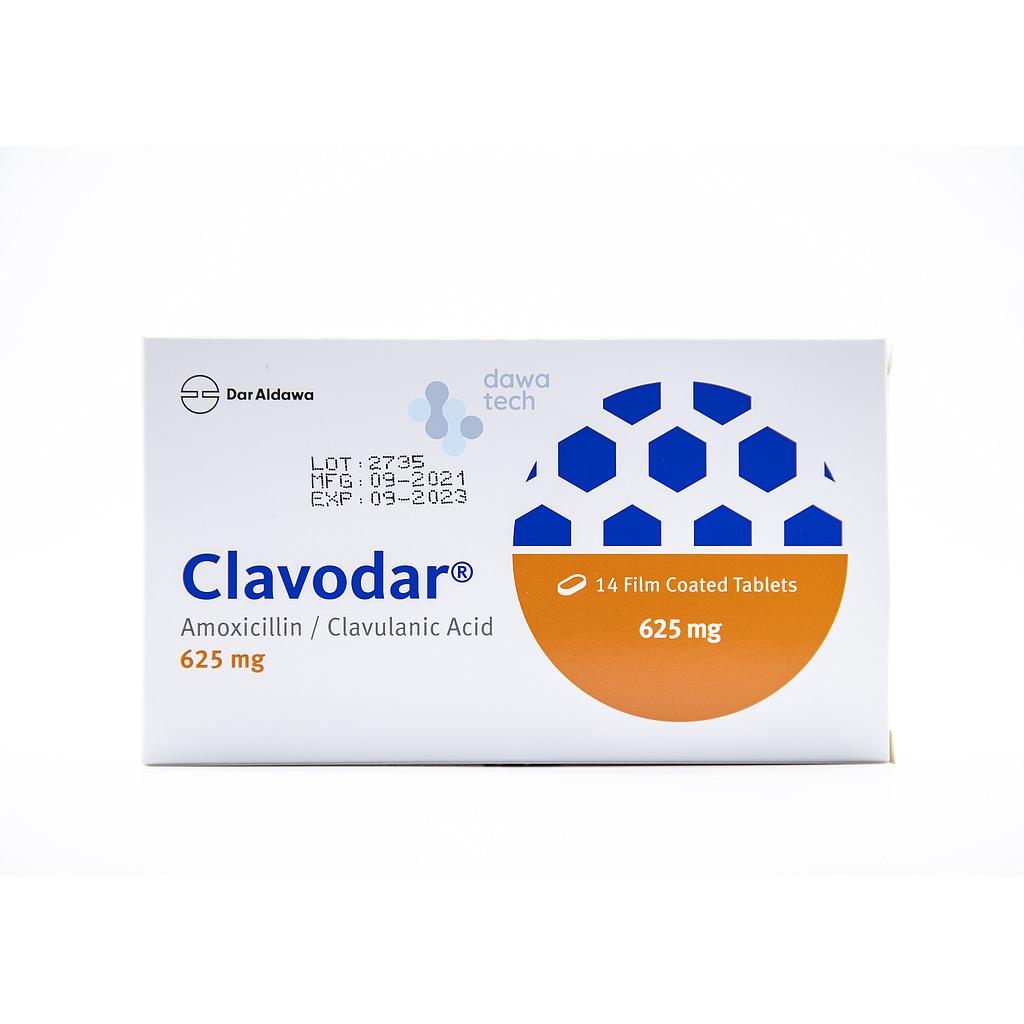Clavodar 625mg Tab.15'S