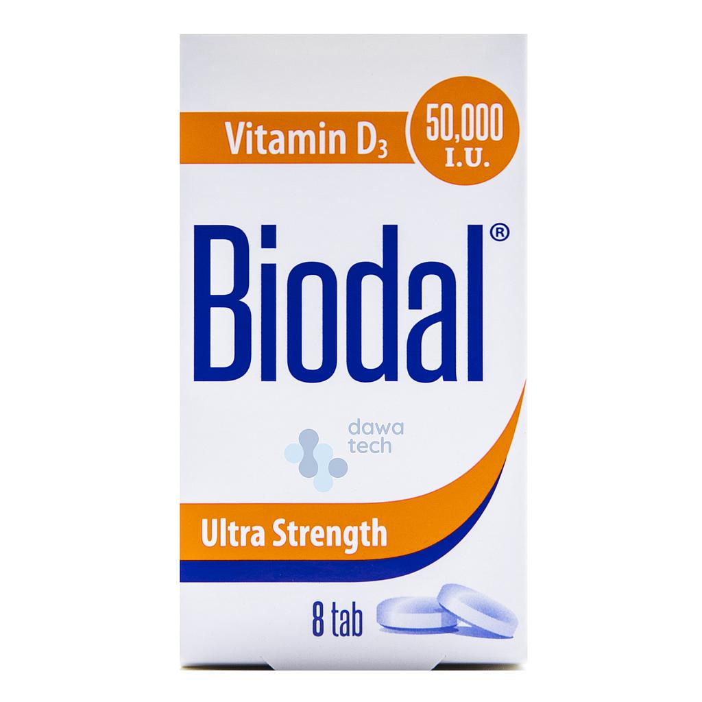 Biodal 50,000 I.U. 8 Tabs (Pack)
