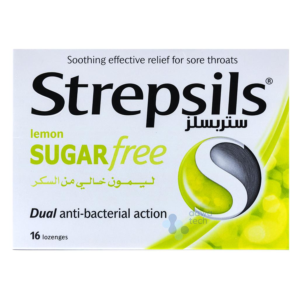 Strepsils Lemon Sugar Free 16 (Pack)