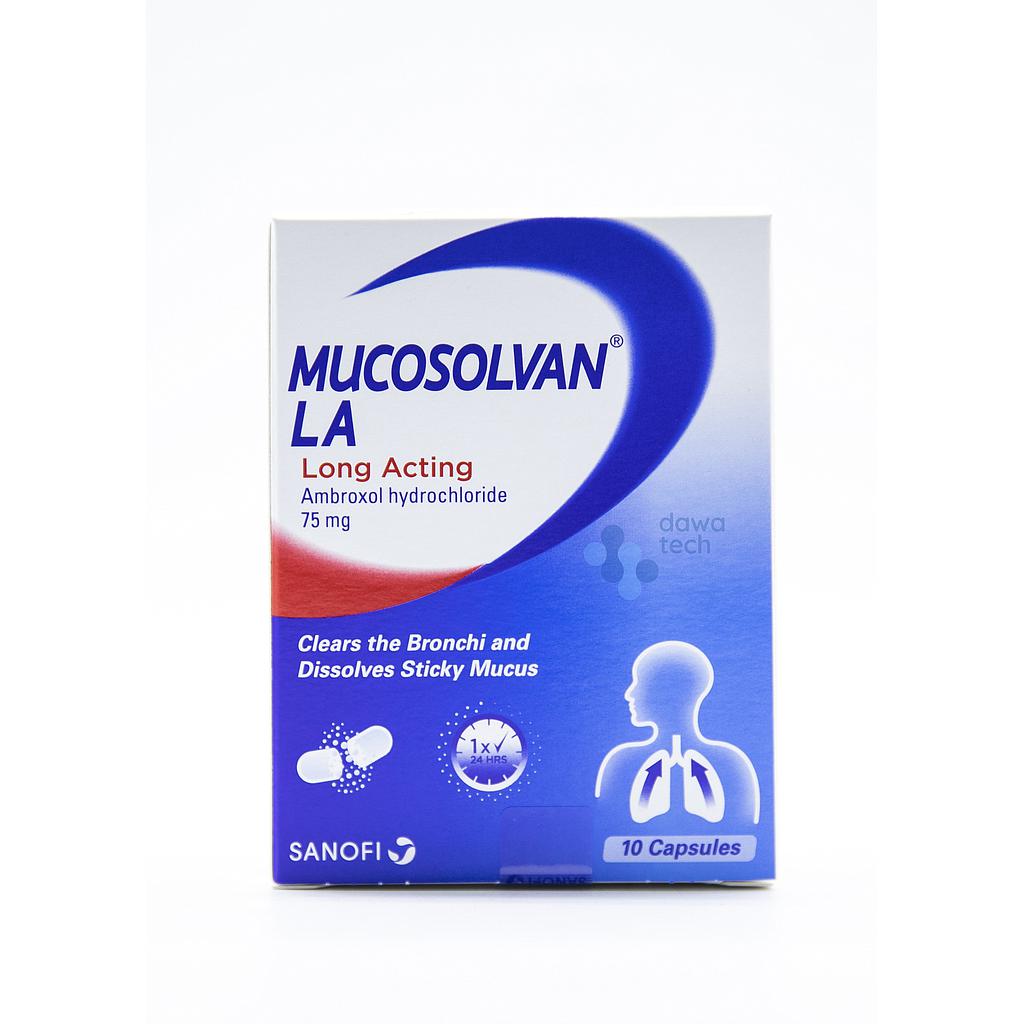 MUCOSOLVAN 75MG CAP10